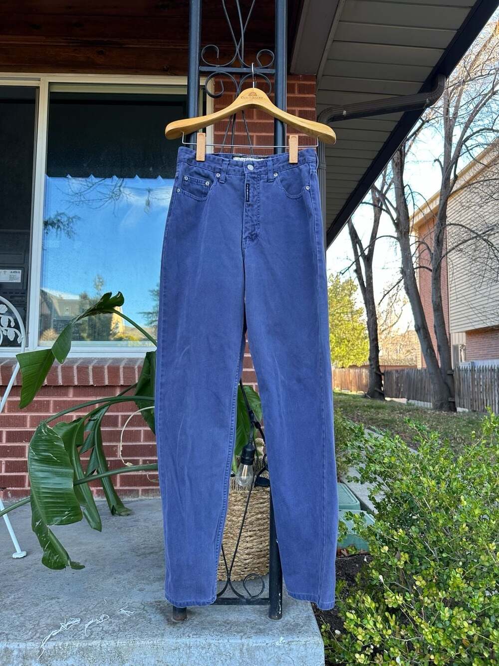 Vintage Z. Cavaricci High Waisted Tapered Leg Blue Jeans Size 30